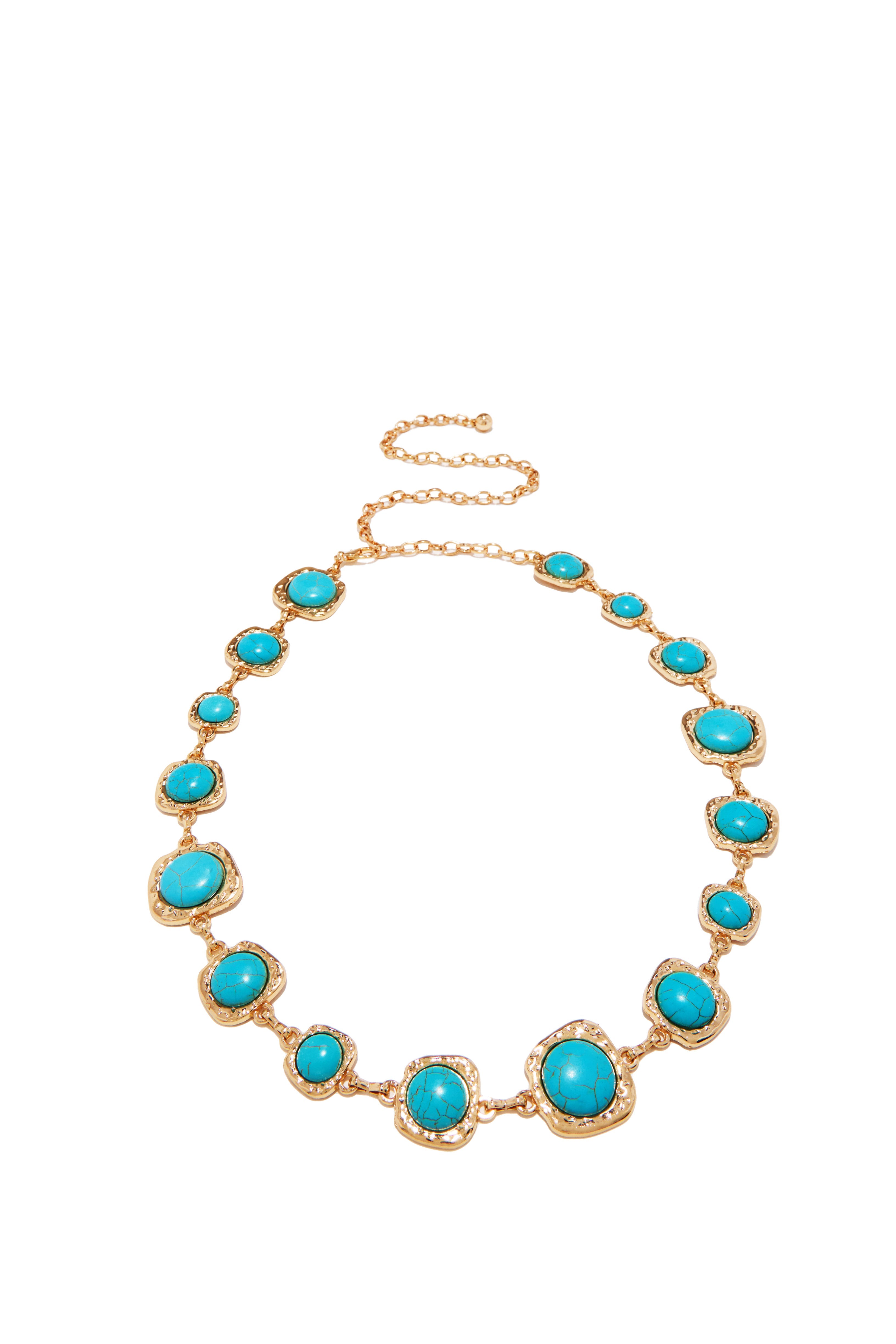 Presley Statement Chain Belt - Gold